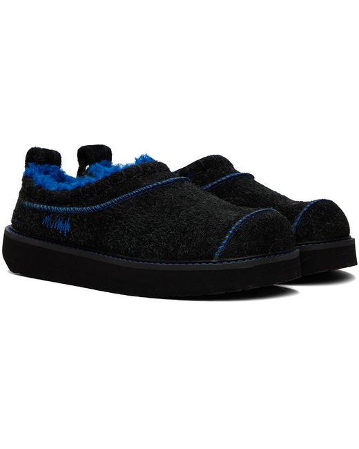 Adererror Black Slip-On Mules for men