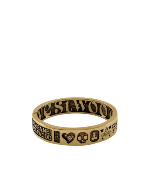 Vivienne Westwood Metallic Lancelot Bangle for men