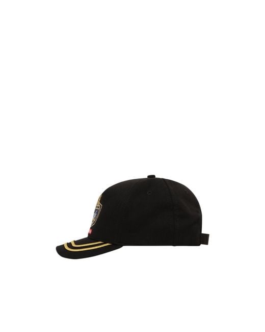 Rhude Black Safari Crest Hat for men