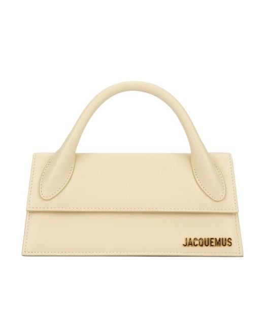 Jacquemus Natural Le Chiquito Logo Plaque Tote Bag