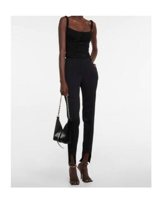 Dion Lee Black Ruched Top