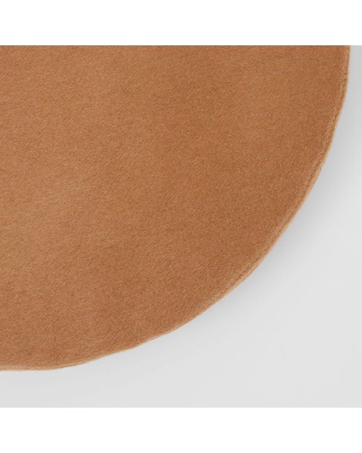 Burberry Natural Oversized Cashmere Beret
