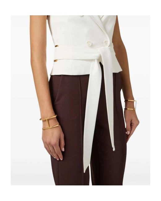 Elisabetta Franchi Metallic A Pair Of Hollowed-Out Bracelets