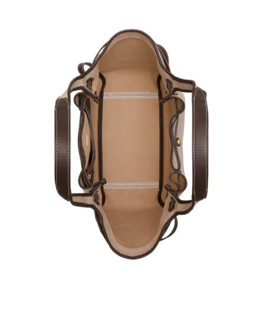 Tory Burch Natural Romy Top Handle Bag