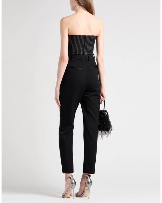 Dolce & Gabbana Black Casual Trouser
