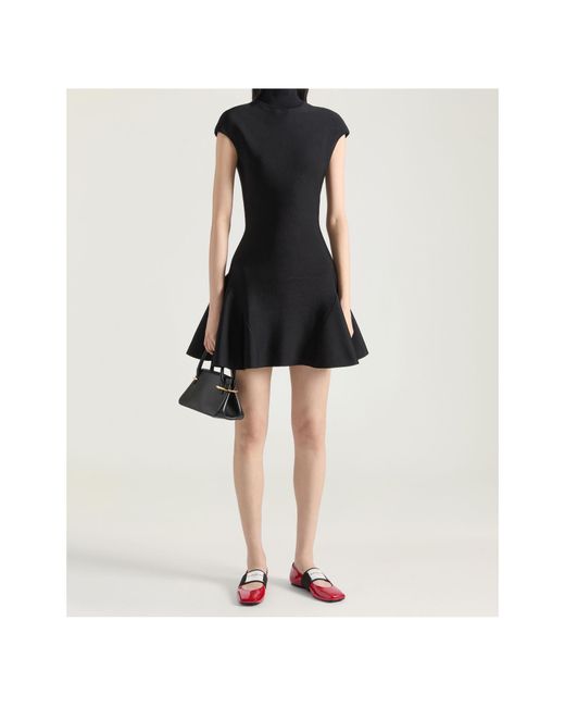 Givenchy Black Flared Mini Dress