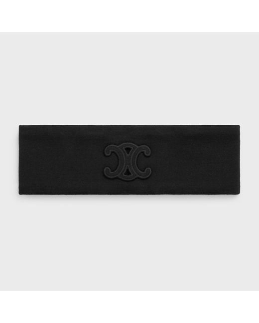 Céline Black Headband