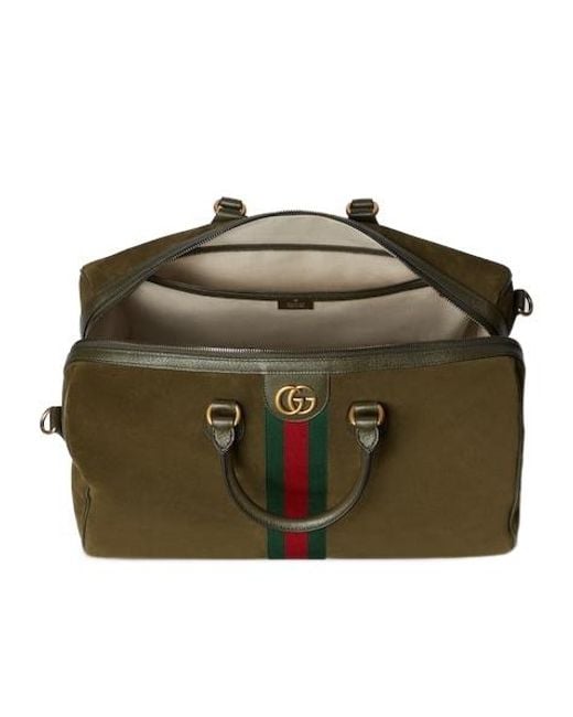 Gucci Green Savoy Medium Duffle Bag