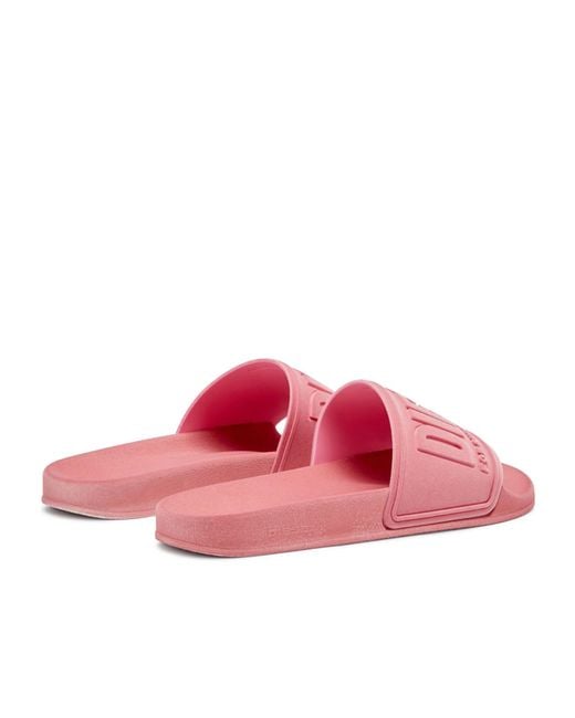DIESEL Pink Sa-Mayemi Slides