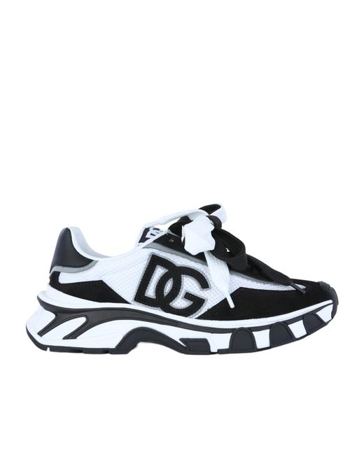 Dolce & Gabbana Multicolor Airmaster Dg Logo Patch Sneakers for men