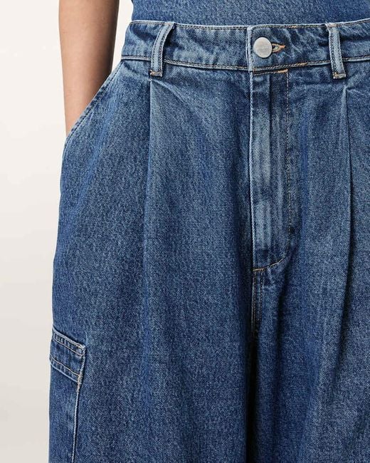 AllSaints Blue Sol Cargo Jeans