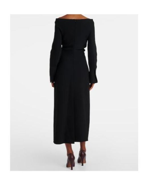 Proenza Schouler Black Yara Midi Dress