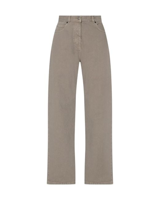 The Row Gray Finbar Jeans