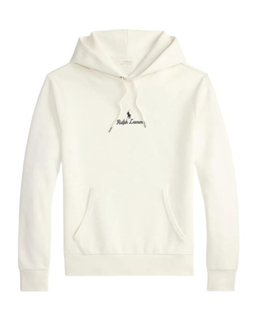 Polo Ralph Lauren White Long-Sleeve Hoodie for men