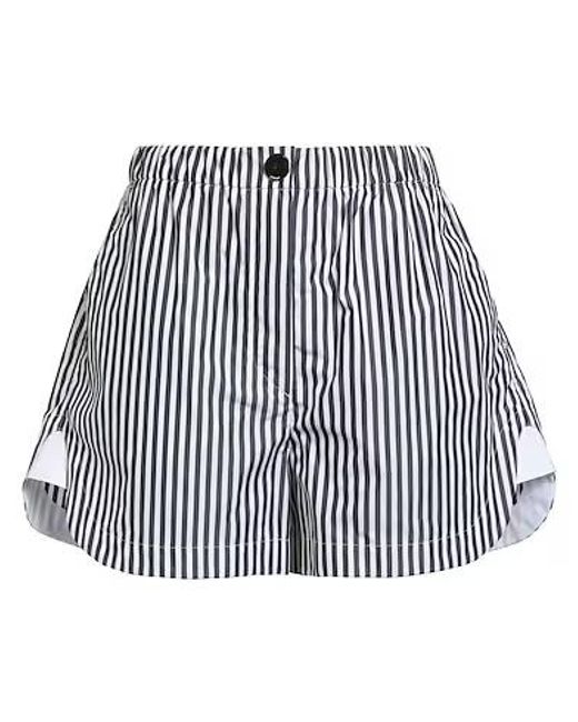 Sportmax White Striped Shorts
