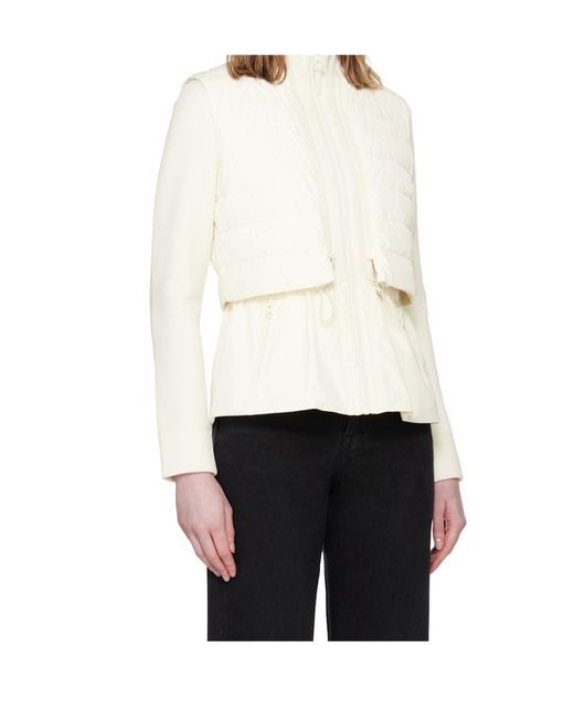 Mackage White Long-Sleeved Jacket And Down Vest Set