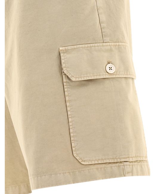 Prada Natural Belt Ring Shorts for men