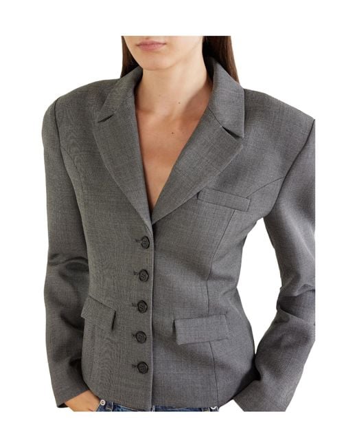 Magda Butrym Gray Wool Blazer