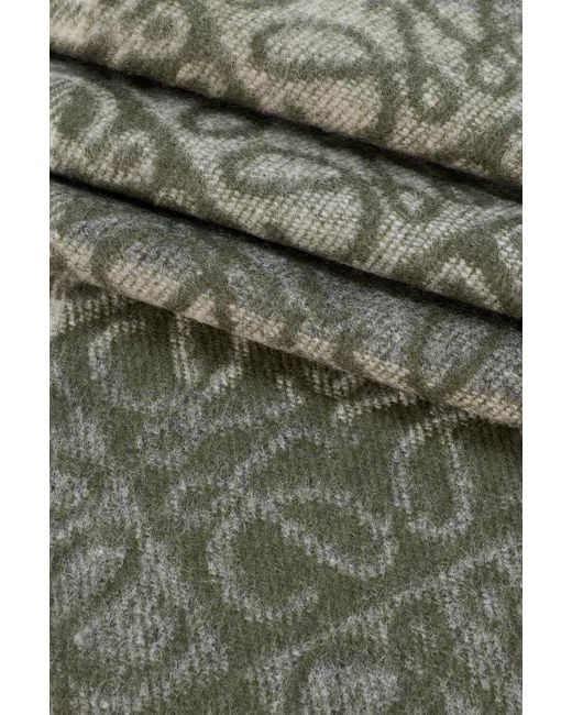 Loewe Gray Anagram Scarf