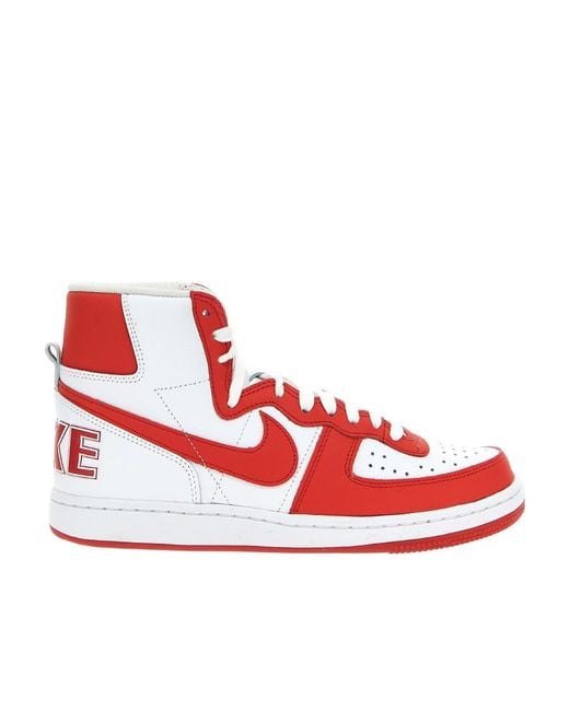 Comme des Garçons Red Comme Des Garçons Homme Plus Nike High-Top Sneakers for men