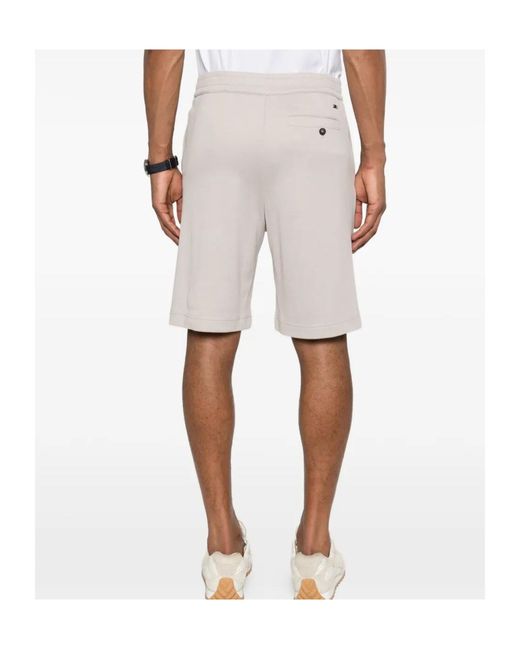 Herno White Buttoned Shorts for men