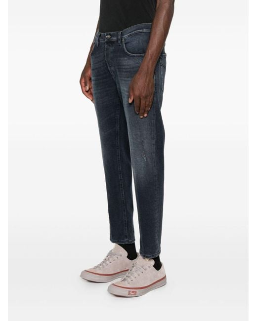 Dondup Blue Brighton Slim-Fit Jeans for men