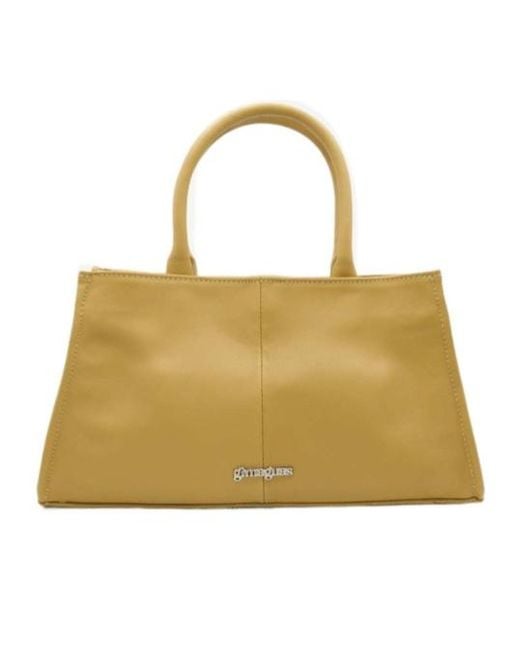 GIMAGUAS Metallic Double-Handled Handbag