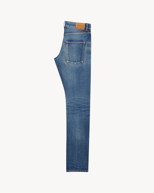 Saint Laurent Blue Slim Jeans for men