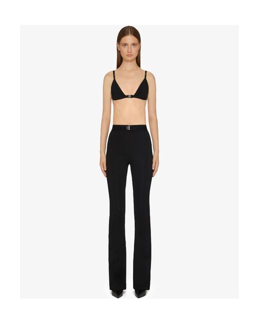 Givenchy Black 4G Buckle Knitted Bra
