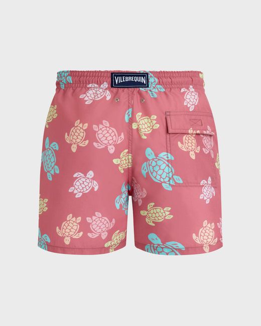 Vilebrequin Red Elastic Waist Shorts for men