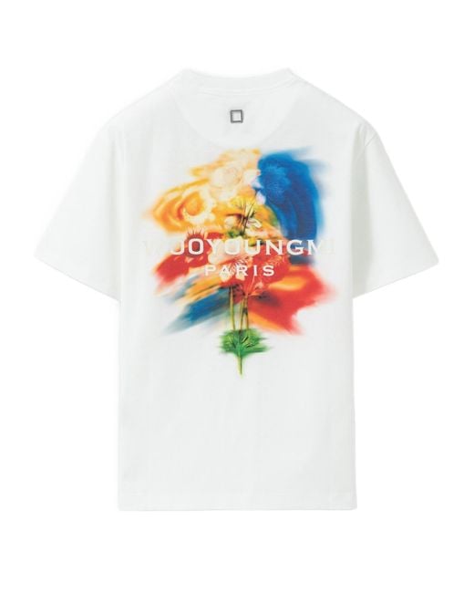 Wooyoungmi White Short-Sleeved T-Shirt