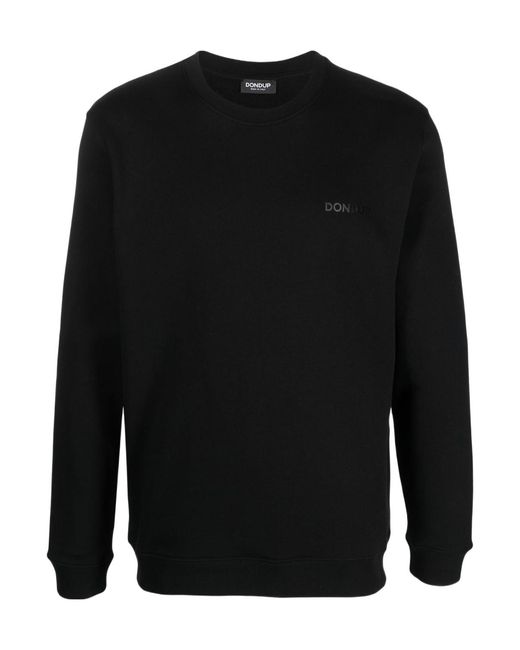 Dondup Black Logo Sweatshirt for men