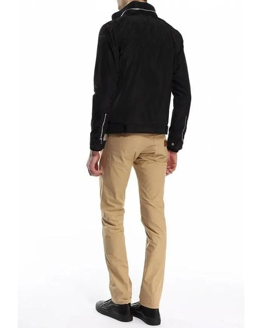Iceberg Black Logo Details Casual Jacket for men