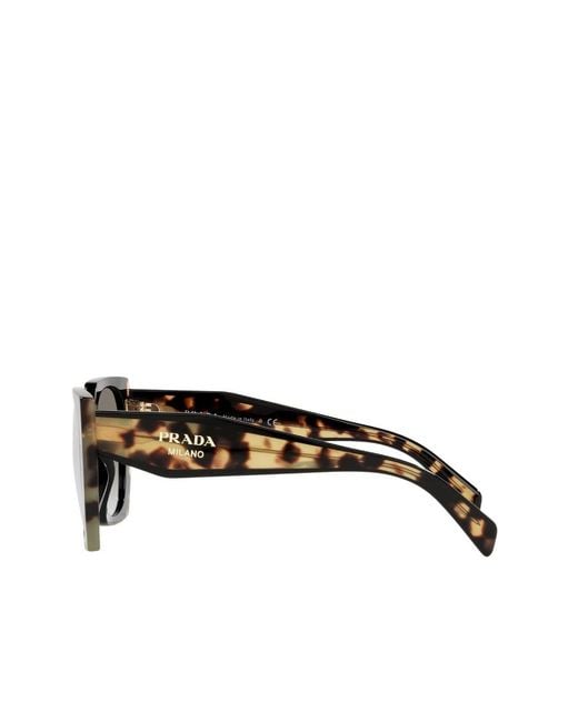 Prada Metallic Logo Logo Sunglasses