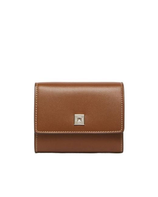 Max Mara Brown Tri-Fold Wallet