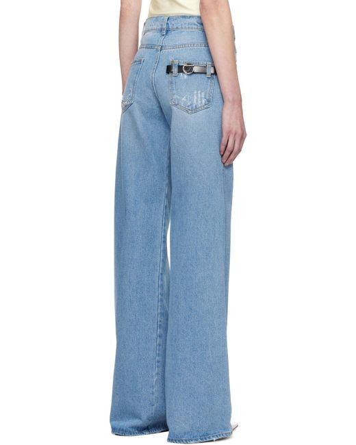 Coperni Blue Strap Jeans