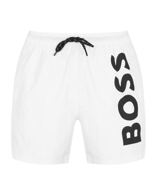Boss White Quick-Drying Shorts for men
