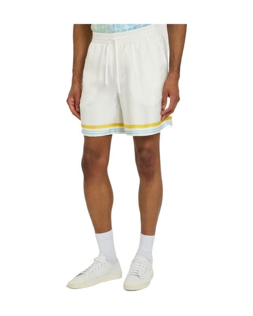 Casablanca Natural Twill Shorts for men