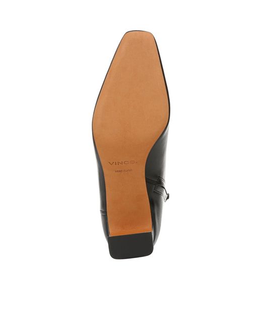 Vince Black Zippered Short Boots