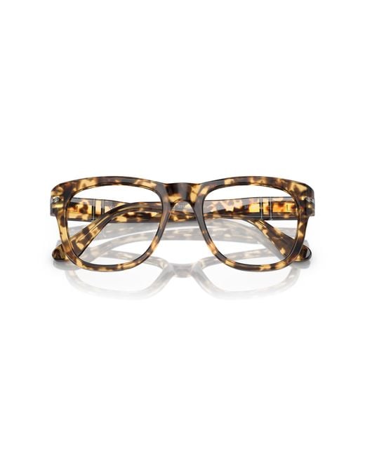 Persol Metallic Square-Frame Glasses for men