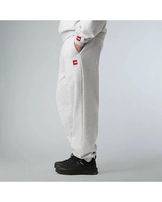The North Face Gray Redbox Elasticated Waistband Joggers for men