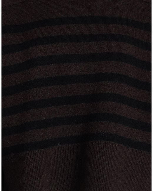 Rag & Bone Black Striped Long-Sleeve Knit Sweater