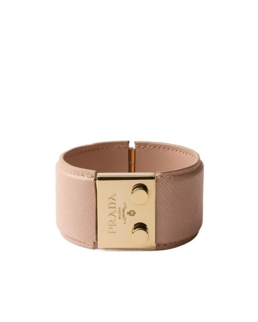 Prada Natural Logo Bracelet