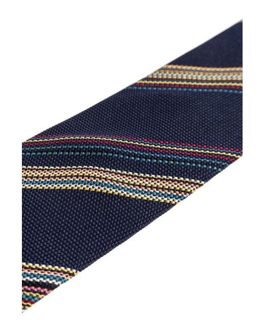 Paul Smith Blue Pointed Tie for men