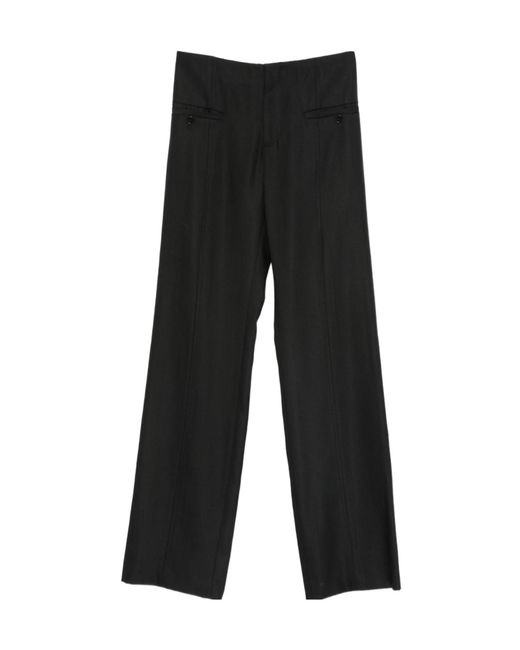 Loulou de Saison Black Welt-Pocket Trousers