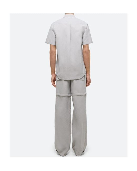 Helmut Lang Gray Utility-Pocket Shirt for men