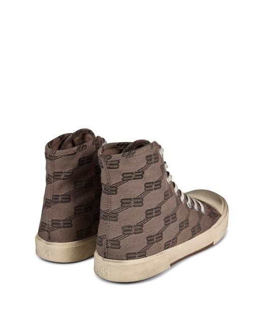 Balenciaga Brown Paris High Tops for men