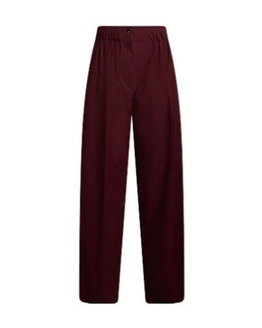 Sportmax Purple Loose Trousers