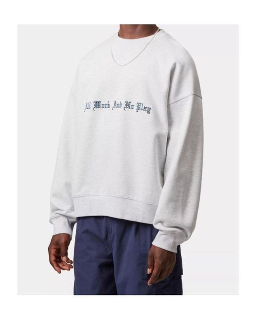 Carhartt White No Play Sweatshirt for men