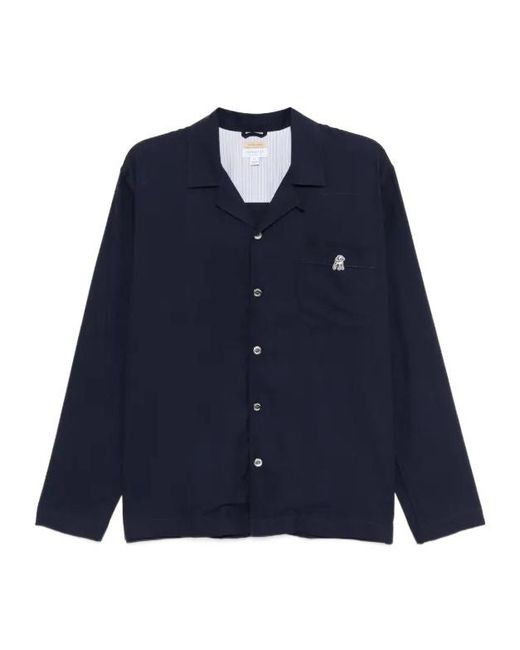 Undercover Blue Short-Sleeved Shirt for men